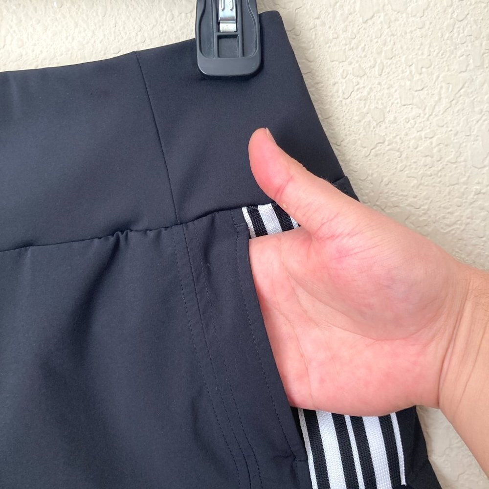 Athleta Ascender Athletic Gym Shorts Side Stripes Running Workout - Picture 4 of 12